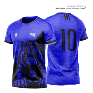 Arte Vetor Camisa Interclasse Tigre