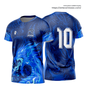 Arte Vetor Camisa Interclasse Dragão Mod-03