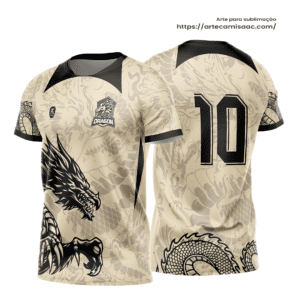 Arte Vetor Camisa Interclasse Dragão Mod-04