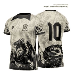 Arte Vetor Camisa Interclasse Dragão Mod-06